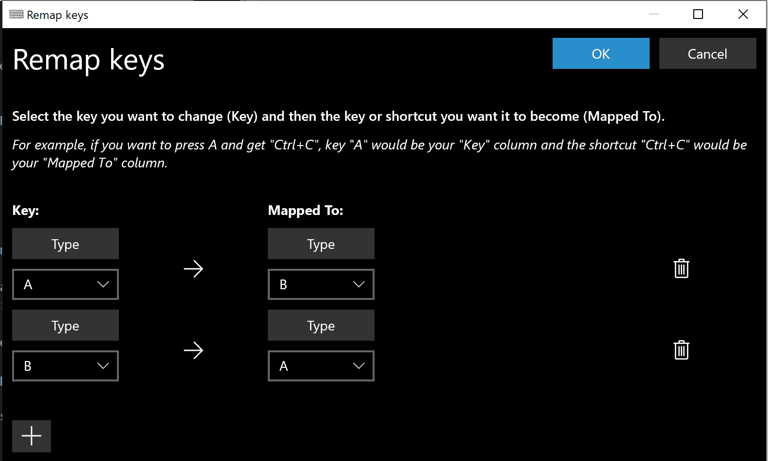 Microsoft PowerToys Keyboard Manager